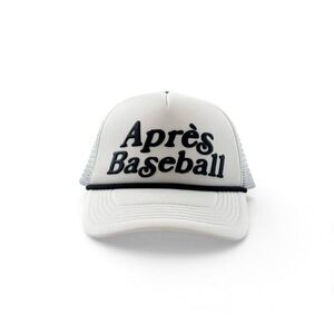 Talisman Après Baseball White and Black Foam Trucker Hat